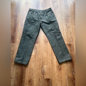 Vintage 90s Phat Farm Denim Jeans Size 40x34 Hip Hop Baggy Carpenter Black